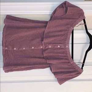 Off the shoulder blouse